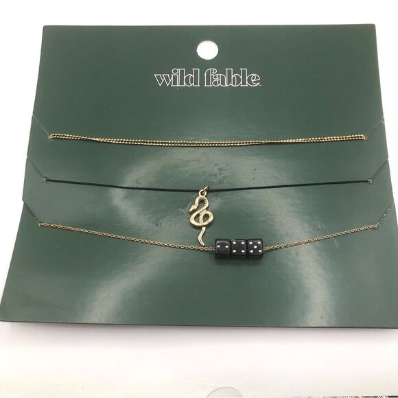 Wild Fable Gold and Silver Earring, Necklace and Ring Jewelry Bundle - Picture 2 of 9